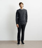 Pull col rond 100% cachemire anthracite - IZAC