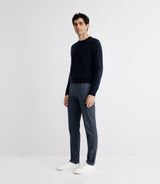 100% marine cashmere round neck sweater