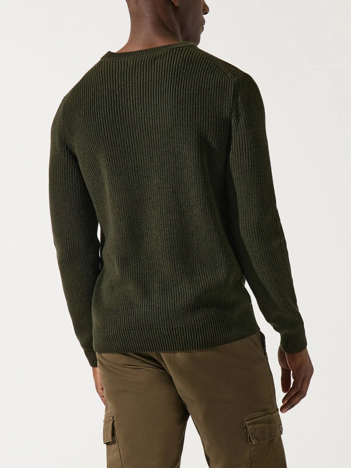 Pull col rond kaki - IZAC