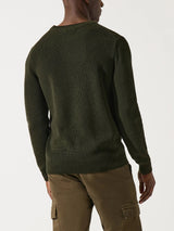 Pull col rond kaki - IZAC