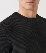 Pull col rond noir - IZAC