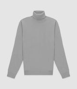 Chinese gray turtleneck sweater