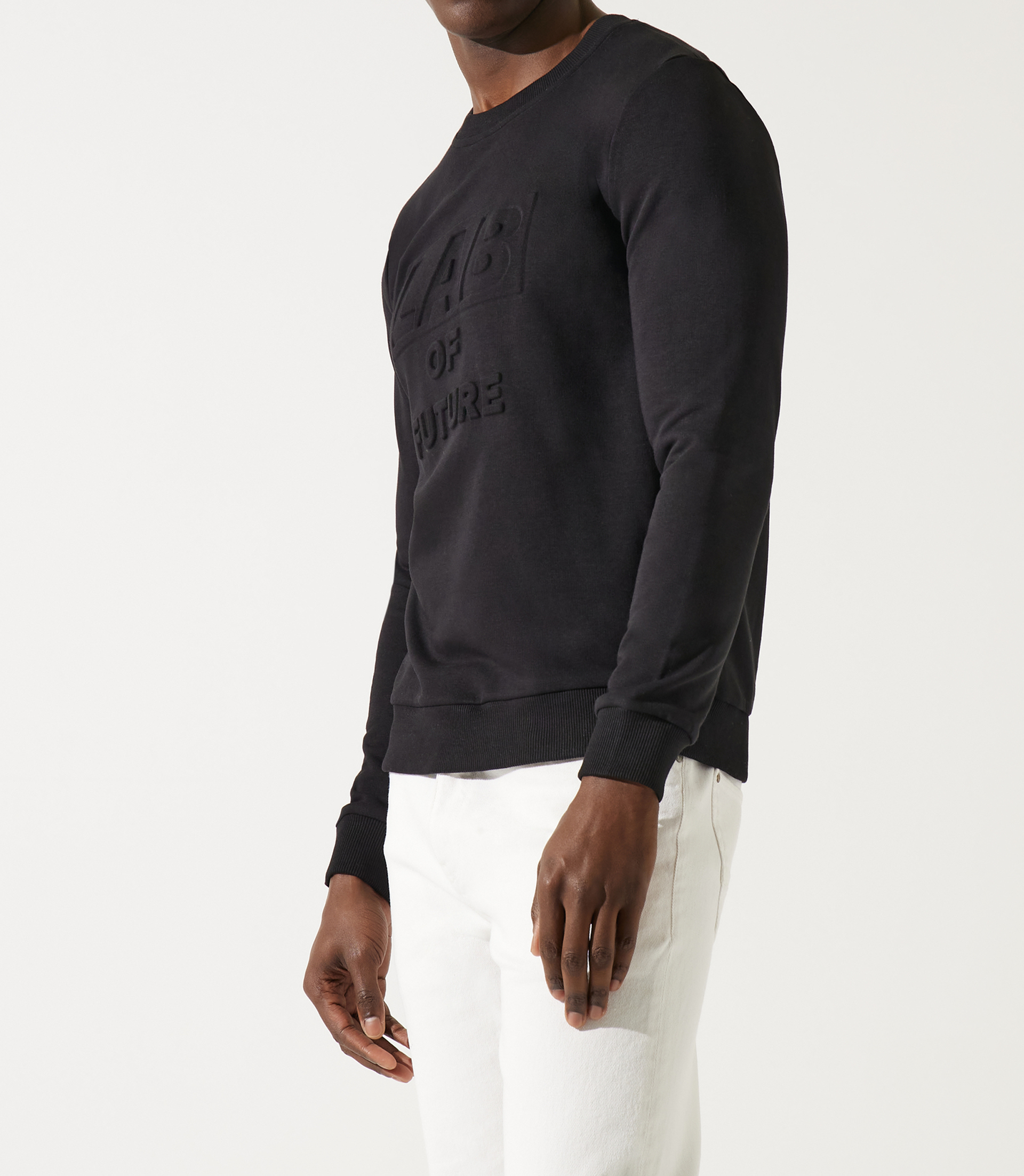 Black fantasy round neck sweatshirt