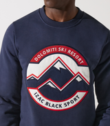 Sweat col rond fantaisie marine