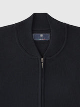 Gilet zippé col montant marine - IZAC