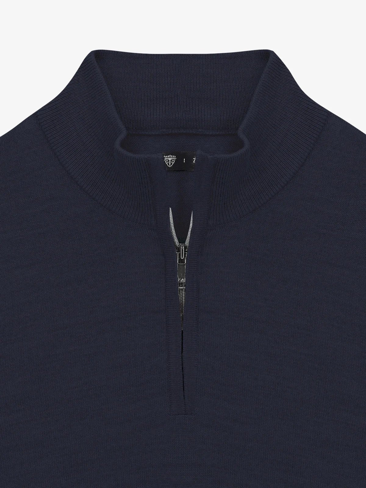 Pull col zip marine - IZAC
