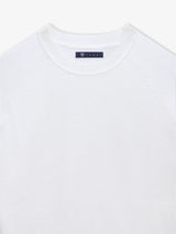 Pull col rond jeux de point écru - IZAC