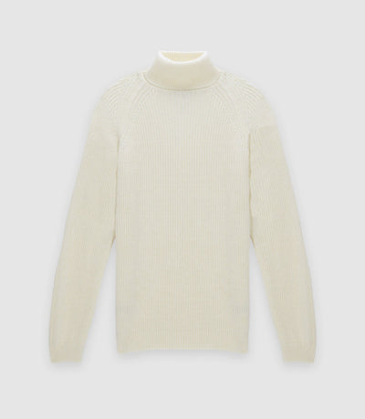 Pull col roulé écru - IZAC