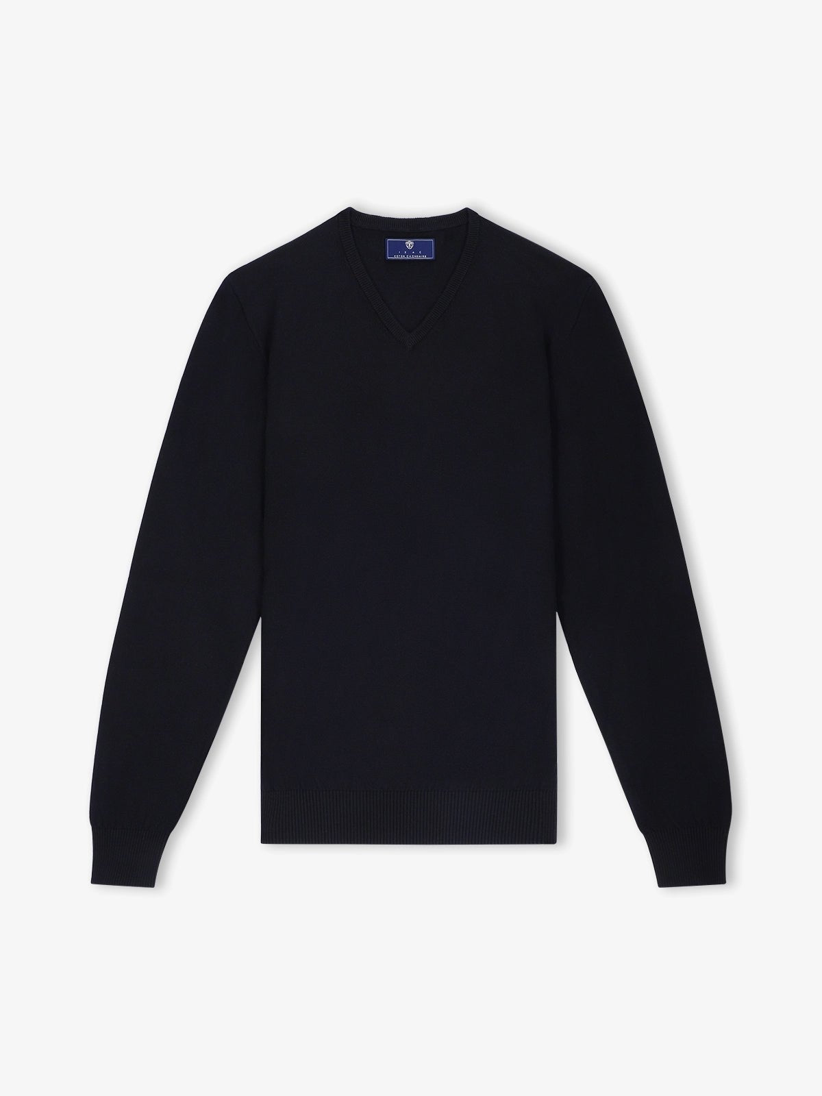 Pull col V noir - IZAC