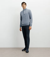 Pull col montant 100% cachemire indigo - IZAC