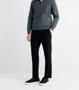 Pull cardigan zippé anthracite - IZAC