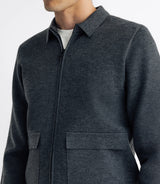 Pull cardigan zippé anthracite - IZAC