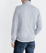 Pull col roulé indigo - IZAC