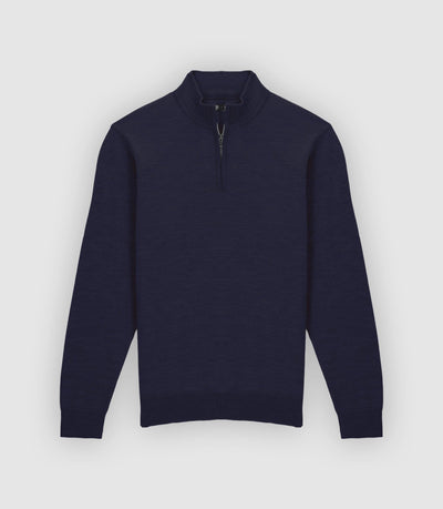 Pull col montant marine - IZAC
