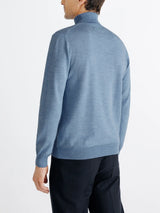 Pull col roulé ciel - IZAC