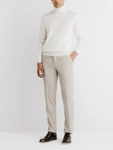 Pull col roulé ecru - IZAC