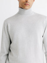 Pull col roulé gris chine - IZAC