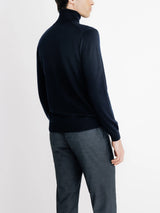 Pull col roulé marine - IZAC