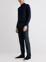 Pull col cheminée marine - IZAC