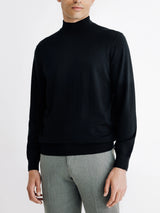 Pull col cheminée noir - IZAC