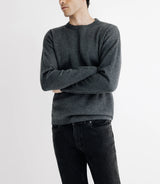 Pull sweat col rond anthracite - IZAC