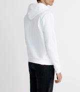 Pull gilet à capuche blanc - IZAC