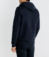 Pull gilet à capuche marine - IZAC