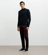 Pull col montant demi zippé noir - IZAC