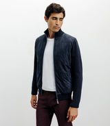 Gilet zip bi - matière marine - IZAC