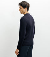 Cardigan surchemise en maille marine - IZAC