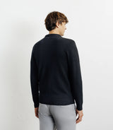 Cardigan surchemise en maille noir - IZAC