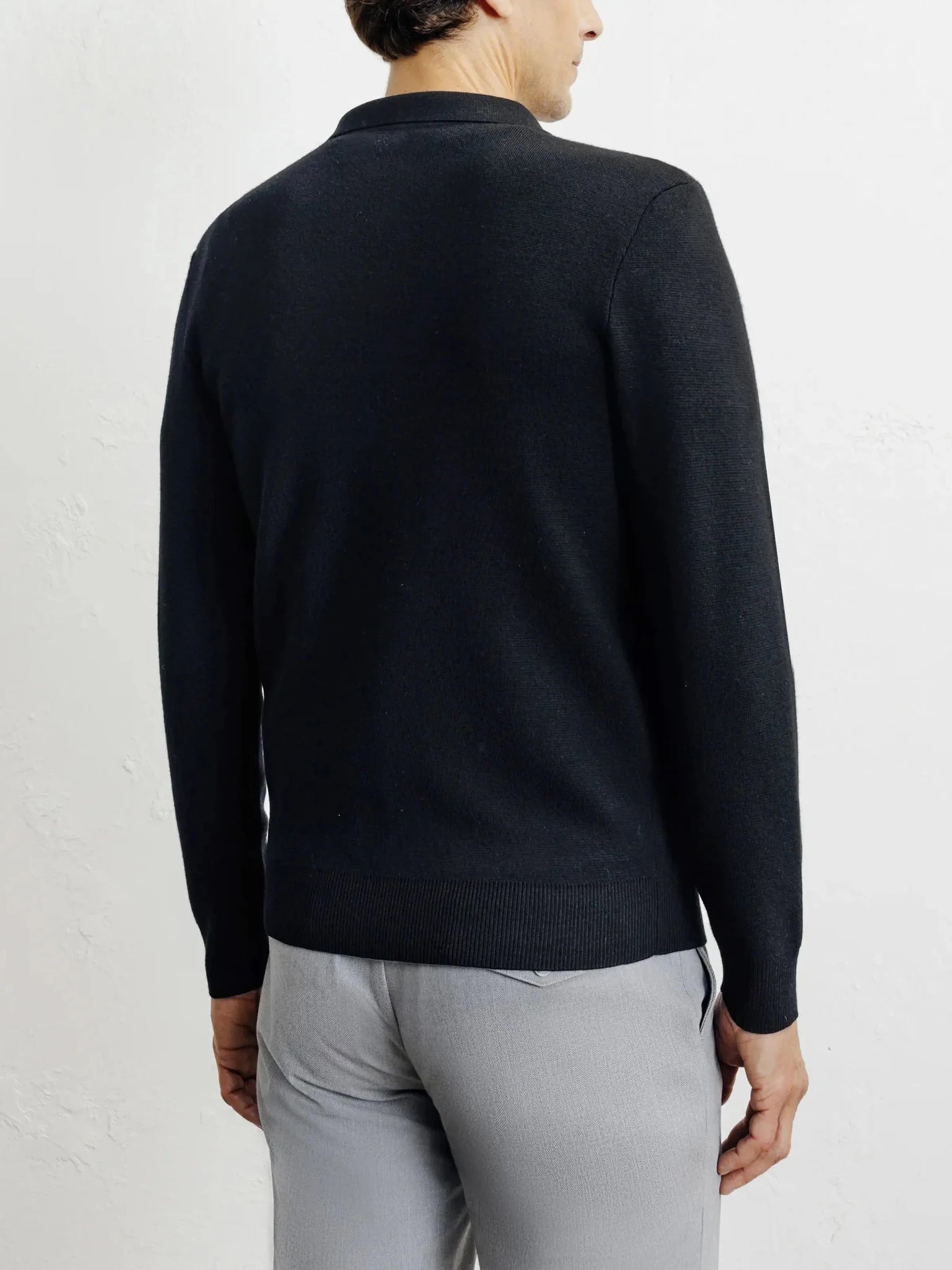 Cardigan surchemise en maille noir - IZAC