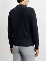 Cardigan surchemise en maille noir