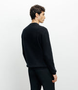 Pull col rond noir - IZAC