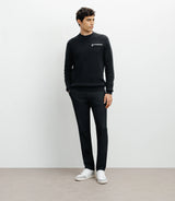 Pull col rond noir - IZAC