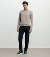 Pull col cheminée beige - IZAC