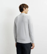 Pull col cheminée gris chiné - IZAC