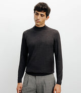 Pull col cheminée réglisse - IZAC