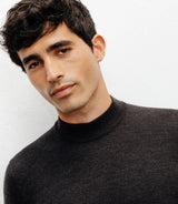 Pull col cheminée réglisse - IZAC