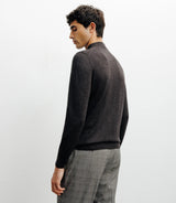 Pull col cheminée réglisse - IZAC