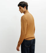 Pull col roulé camel - IZAC