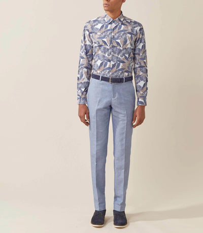 Pantalon ville Bleu - clair "Izurro" - IZAC