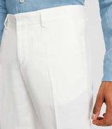 Pantalon en lin blanc BCELESTE