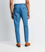 City pants with cordon blue indigo