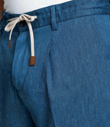 City pants with cordon blue indigo