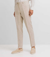 100% beige city pants