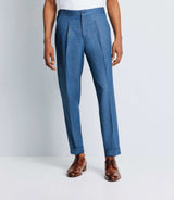 Pantalon ville bleu effet denim - IZAC