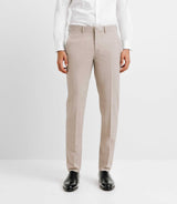 Pantalon ville esprit prince de galles beige - IZAC