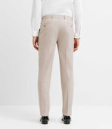 Pantalon ville esprit prince de galles beige - IZAC