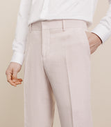 Pantalon 100% lin rose - IZAC